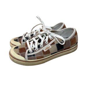 Keen Elsa Eldon Harvest Patchwork Suede Low Top Sneakers Shoes